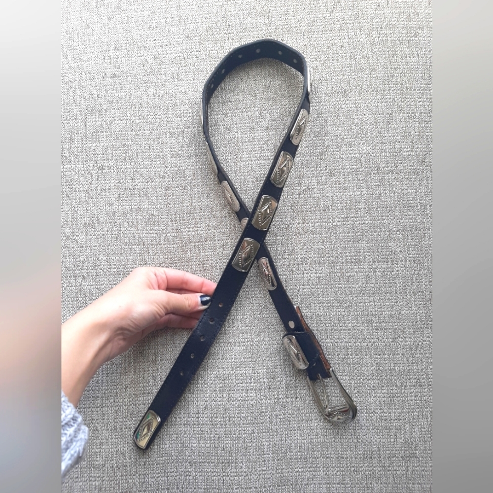 Genuine Black Leather Belt